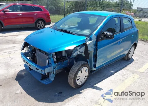 2024 Mitsubishi Mirage Es/Le from USA, damaged, VIN ML32AUHJ0RH017988